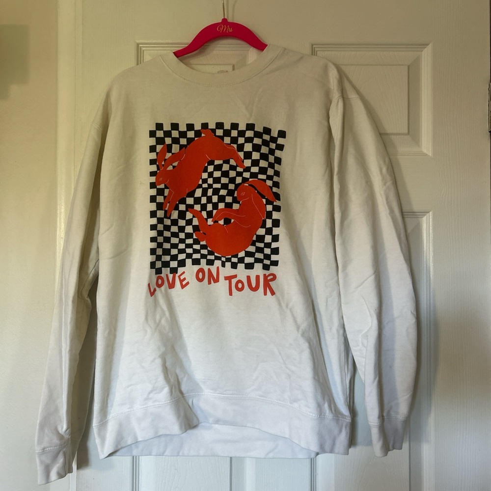 Love on Tour bunny sweatshirt